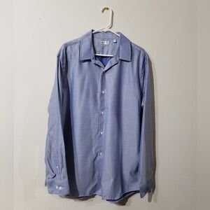 Men's Blue Dress Shirt